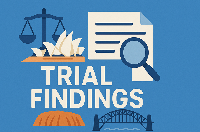 Reflections on the Australian Trial’s Interim Report